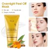 Kojic Acid Turmeric Collagen Night Wrapping Mask Peel off Facial