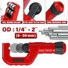 4-1 Tubing Cutter Set, Heavy Duty Pipe Cutter 1/4’’-2’’ OD,