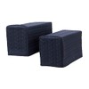 Classic Home Store Stretch Cable Knit Pattern Pair of Rounded