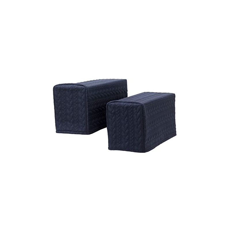Classic Home Store Stretch Cable Knit Pattern Pair of Rounded