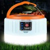 Solar Camping Light, USB Charging LED Round Panel Outdoor Solar
