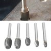 Single Cut Carbide Rotary Burr File Set 6mm Shank Diameter