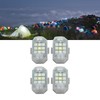 4Pcs LED Strobe Light High Brightness Waterproof Portable Wireless Flashing