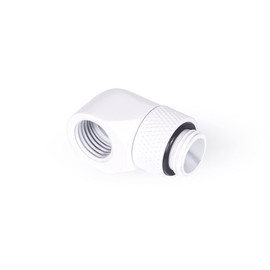 Alphacool 17485 Icicle L-Connector Rotatable G1/4 Male to G1/4 Female Thread - White Connector Water Cooling
