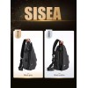 메신저 크로스백 옆으로매는가방 공구가방 슬링백 데일리백 옵시디언블랙 [B. 검정 자석+USB+키체인]