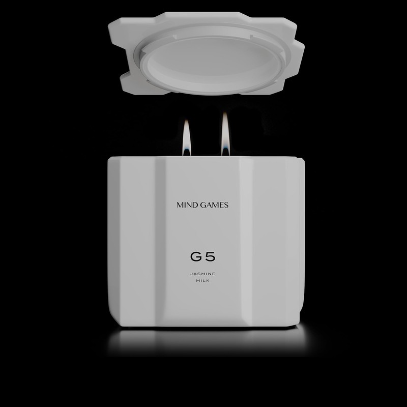 MIND GAMES - G5 Jasmine Milk 10 oz Luxury Candle