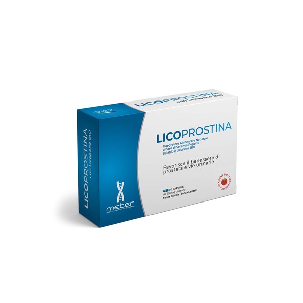 Licoprostina - Integratore Alimentate Naturale con Licopene Biologico - 30 Capsule - Prostata