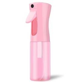 XSMYXSY 2 Pack Spray Bottle For Hair – Continuous Mister Spray Bottle for Hairstyling, Cleaning, Plants, Pets, Barbers, Salons, Essential Oil Scents (Pink and white10.1 Ounce)