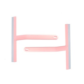 2Pcs Non Slip Soft Window Glass Scraper, Car Blade Glass Cleaner Helper Squeegee, Professional Window Cleaning Tool