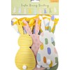 (2 Pack) Easter Bunny Bunting, Printed on Card - Double