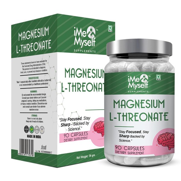 iMeMyself Magnesium L-Threonate – 90 Capsules