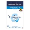 Hammermill Great White 30 Recycled Paper, 92 Bright, 20lb, 8-1/2