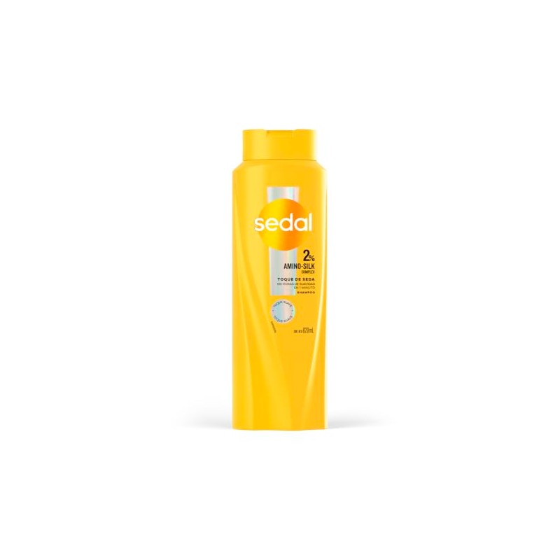 Sedal Shampoo Toque de Seda, 2% Amino-Silk Complex. 100 h