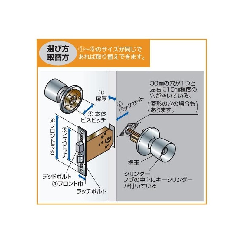 Alpha ALPHA "TA-E" Universal Replacement Lock 33M05-TRW-32D-100-TO