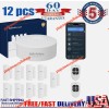 ‎tolviviov 12pcs Smart Home Alarm Security System DIY Door/Window Sensors