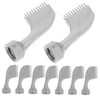 Ipetboom Professional Hair Dye Brush Set 10pc Automatic Root Comb