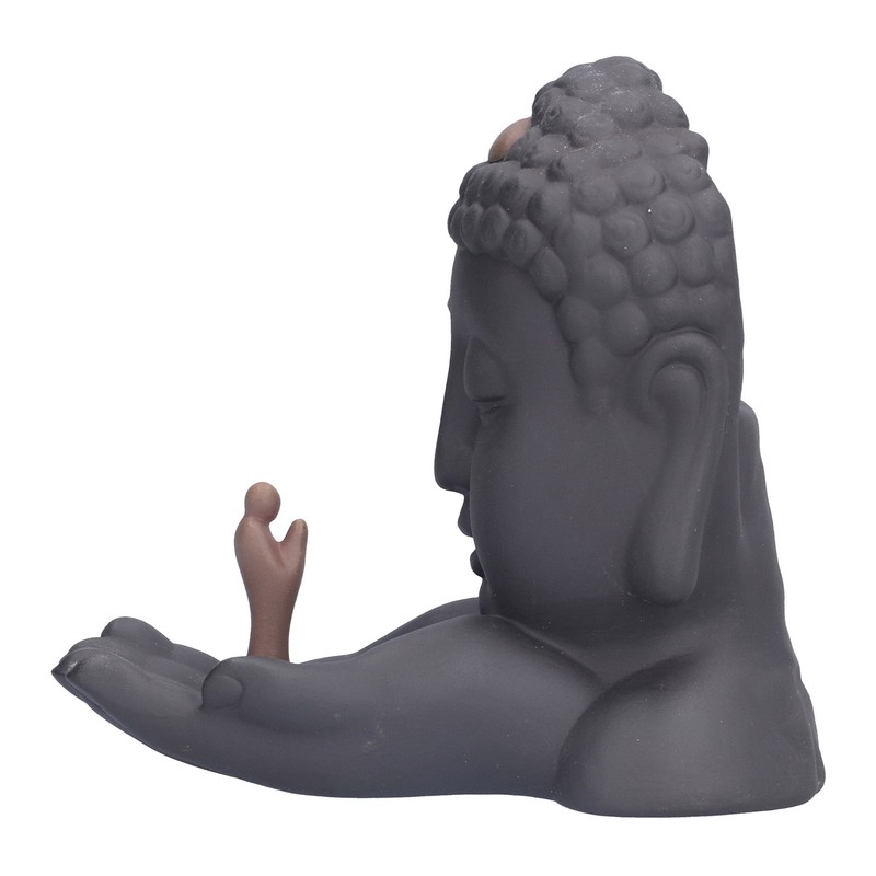 Backflow Incense Burner Ornament Innovative Buddha Incense Holder Artware Meditation