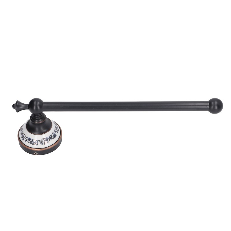 Retro Copper Bathroom Towel Bar Single Bath Towel Rack for