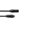 Eurolite DMX Cable SEC-1 IP65 3-Pin 3 m Black