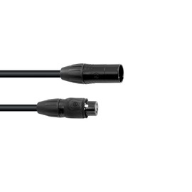 Eurolite DMX Cable SEC-1 IP65 3-Pin 3 m Black