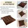 FlyGulls Rocking Chair Cushions Indoor Velvet Chair Pads High Back