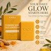 Soap, Turmeric Cleansing Bar for Face and Body, Skincare Soap