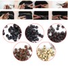 Filfeel Anillos de extensión de cabello de Silicona, 500PCS/Bottle 5MM