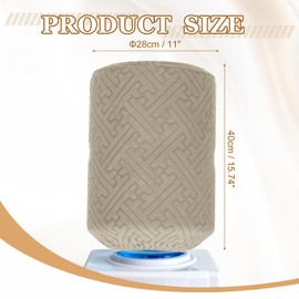 sourcing map Water Dispenser Barrel Dust Cover, Reusable Durable Fabric Water Dispenser Decorative Cover Elastic Fabric Cooler Protector for 5 Gallon Home Office, Coffee