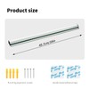 4 Pack 18 Inch Aluminum Ticket Holder for Restaurant, Slide