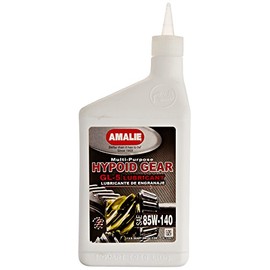 Amalie (73156-56) API GL-5 Certified 85W-140 Hypoid Multi-Performance Gear Oil - 1 Quart