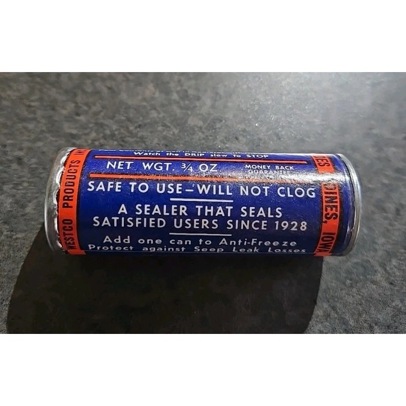 Silver Seal Radiator Sealer Westco Stop Leak SILVER SEAL NOS