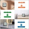 NOKLEAD Thermo-Hygrometer, Digital Hygrometer, Indoor Thermometer, Wall Mounted, Table Stand,