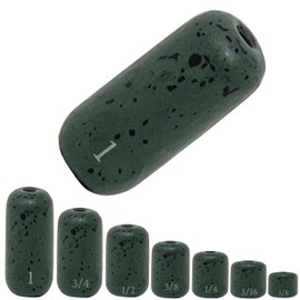 Reaction Tackle Tungsten Barrel Weights - 3/4oz-Green Pumpkin