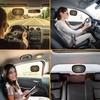 EcoNour Miniature Static Cling Window Shade for Car Sun Visor