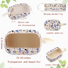 JYTAPP Marry Movie Characters Clear Toiletry Bag Mary Fans Gift Umbrella Cosmetic Organizer Bag Mary Musical Lover Gift (Beige)