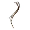 Real Feather Hair Extensions 5 Pack + Rings/Loop (Auburn Naturals)