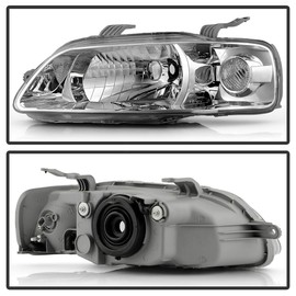 KEEKPO - For 2004-2007 Chevy Aveo 06-08 Aveo5 Hatchback Factory Style Headlights Headlamps Pair Replacement Left+Right