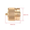 Kbrotech Camping Stove Adapter 1LB Propane Small Tank Input and