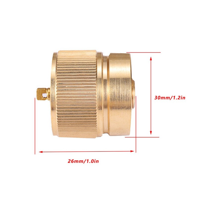 Kbrotech Camping Stove Adapter 1LB Propane Small Tank Input and