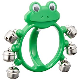 Zenon BHB-FRGR Bambina Handbell, Frog, Green