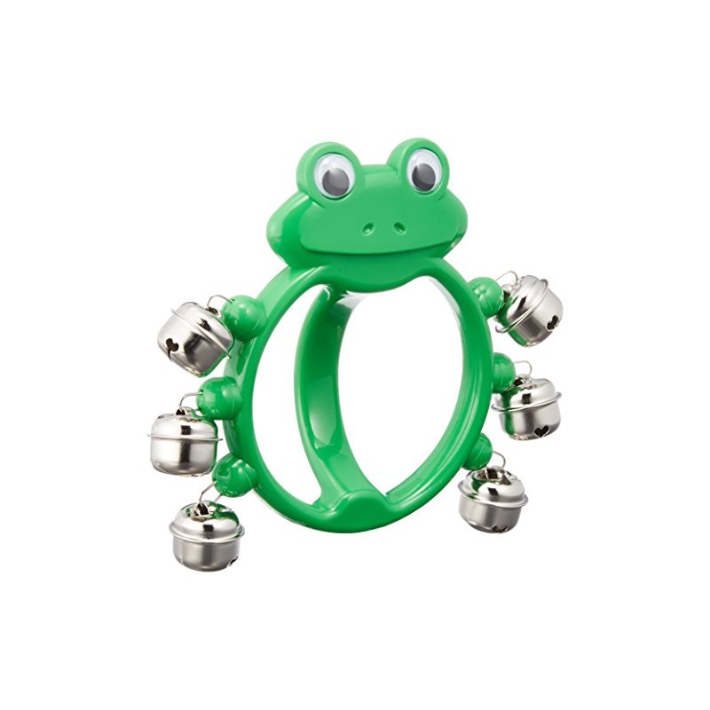 Zenon BHB-FRGR Bambina Handbell, Frog, Green
