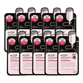 Mediheal Best HDP Pore Stamping Black Pore Mask Pack 10 Sheets