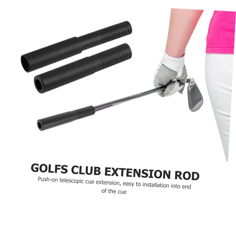 Gatuida 2Pcs Golf Club Shaft Extensions Portable Adjustable Extenders Replaceable