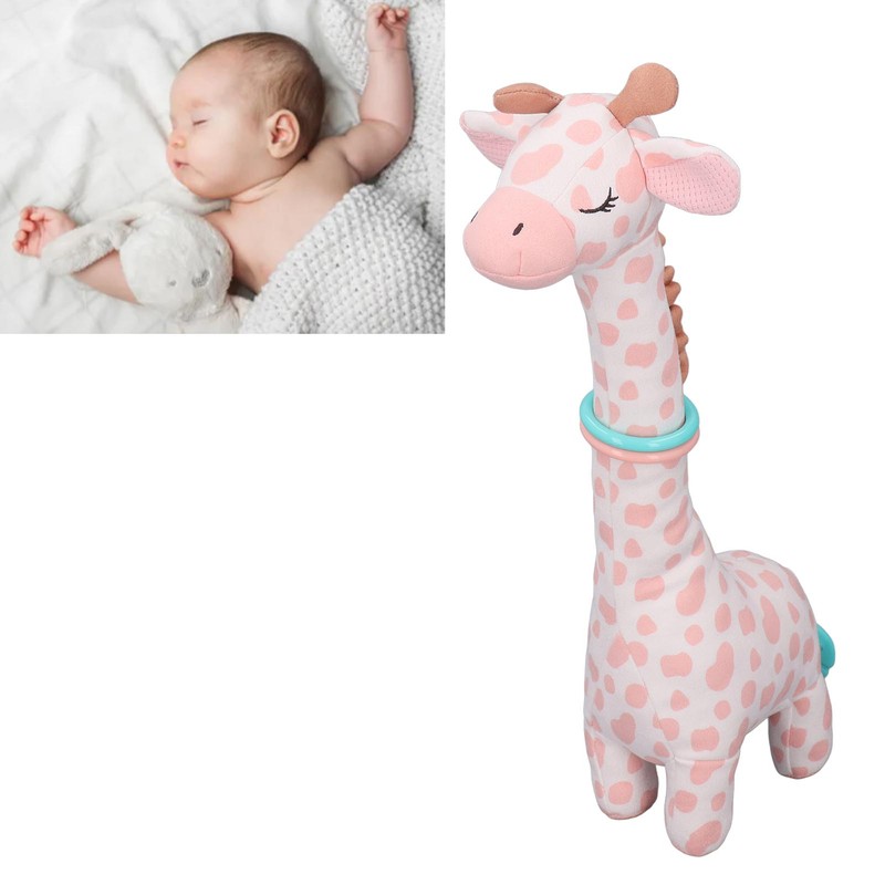 Plush Giraffe Teether Toy Fun Teether Design Cute Infant Plush