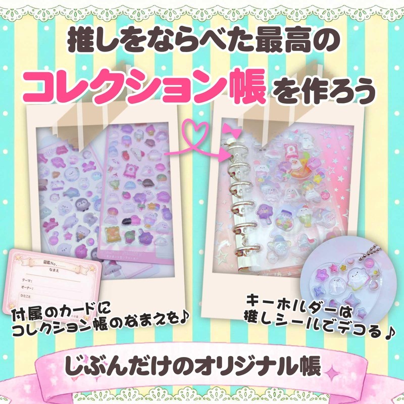 CRITIER Seal Pad, A6, Clear Binder, 6 Holes, 10 Plates