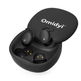 Omidyi True Wireless Sleep Earbuds, Noise Blocking Headphones in Ear for Sleeping, Lightweight and Comfortable, Bluetooth Earbuds Designed to Help You Fall Asleep Better (Black) [2022 Version]