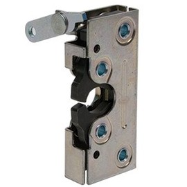 Southco R4-50-40-101-10 Rotary Push-to-Close Latch, Heavy Duty Size, Two Stage, Perpendicular Lever, 7.2 mm Through Hole, Steel, Zinc Plate, Bright Chromate