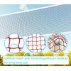 Green Badminton Net with Rope Cable Single-Edged Volleyball Net Outdoor