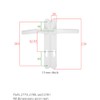 Hoppe Asgard Door Handle 203mm Screw Fix 92pz Old Everest