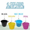 (Set of 3) Pink Plastic Builders Bucket 3 Gallon 14
